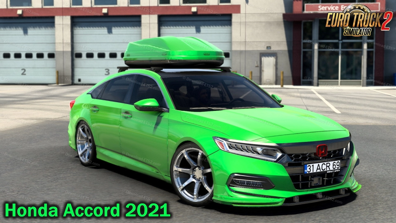 Honda Accord 2021 + Interior v2.3 (1.49.x) for ETS2