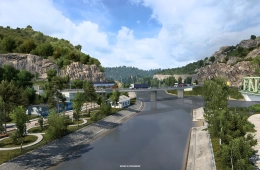 West Balkans DLC - Water Bodies in ETS2