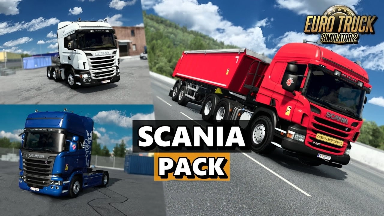 Scania Pack Trucks v1.6 By Schumi (1.50.x) for ETS2