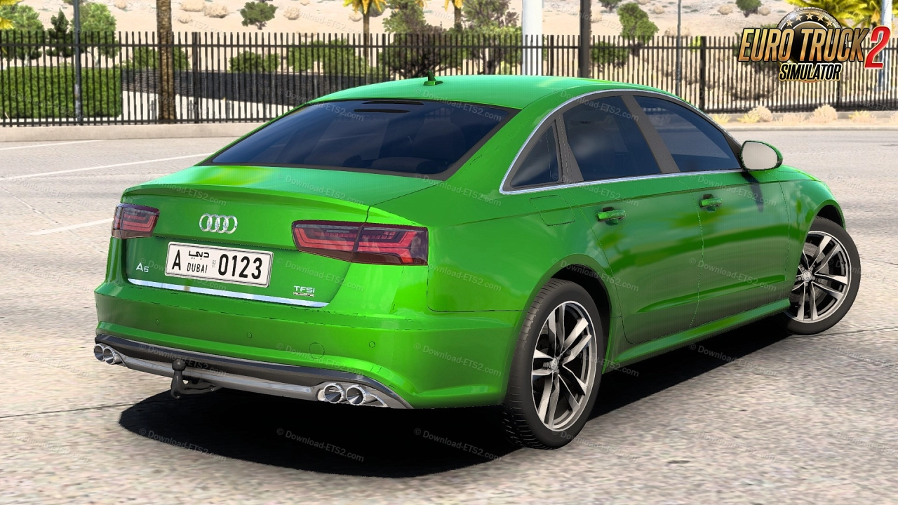 Audi A6 C7 2015 + Interior v2.6 (1.50.x) for ETS2