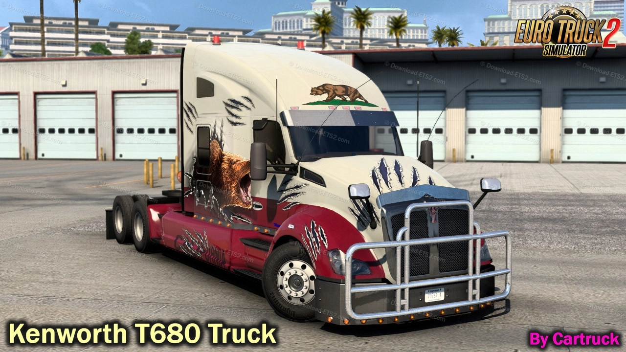 Kenworth T680 Truck v1.5 Edit by Cartruck (1.48.x) for ETS2