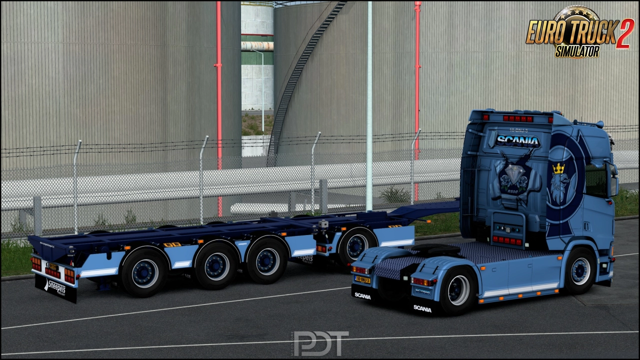 Scania R500 Sneepels Edition + Trailer v1.8 (1.48.5.x) for ETS2