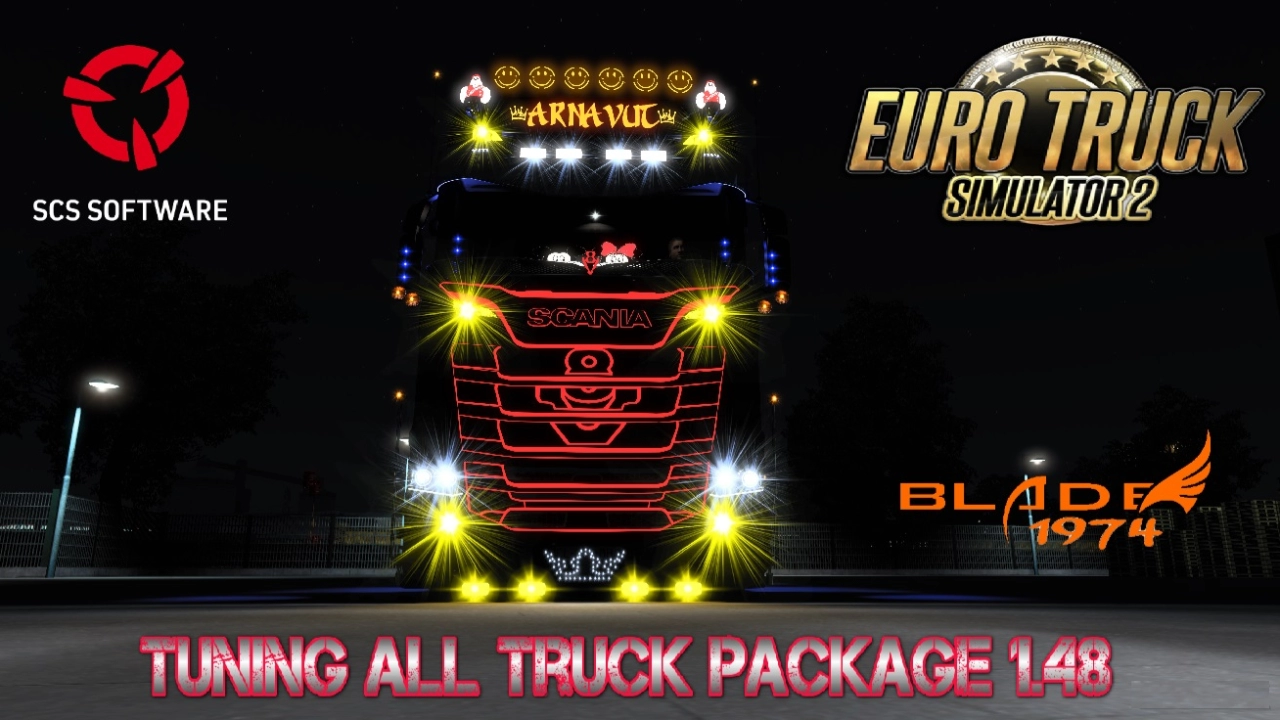 Tuning All Truck Package v1.5 (1.48.5.x) for ETS2