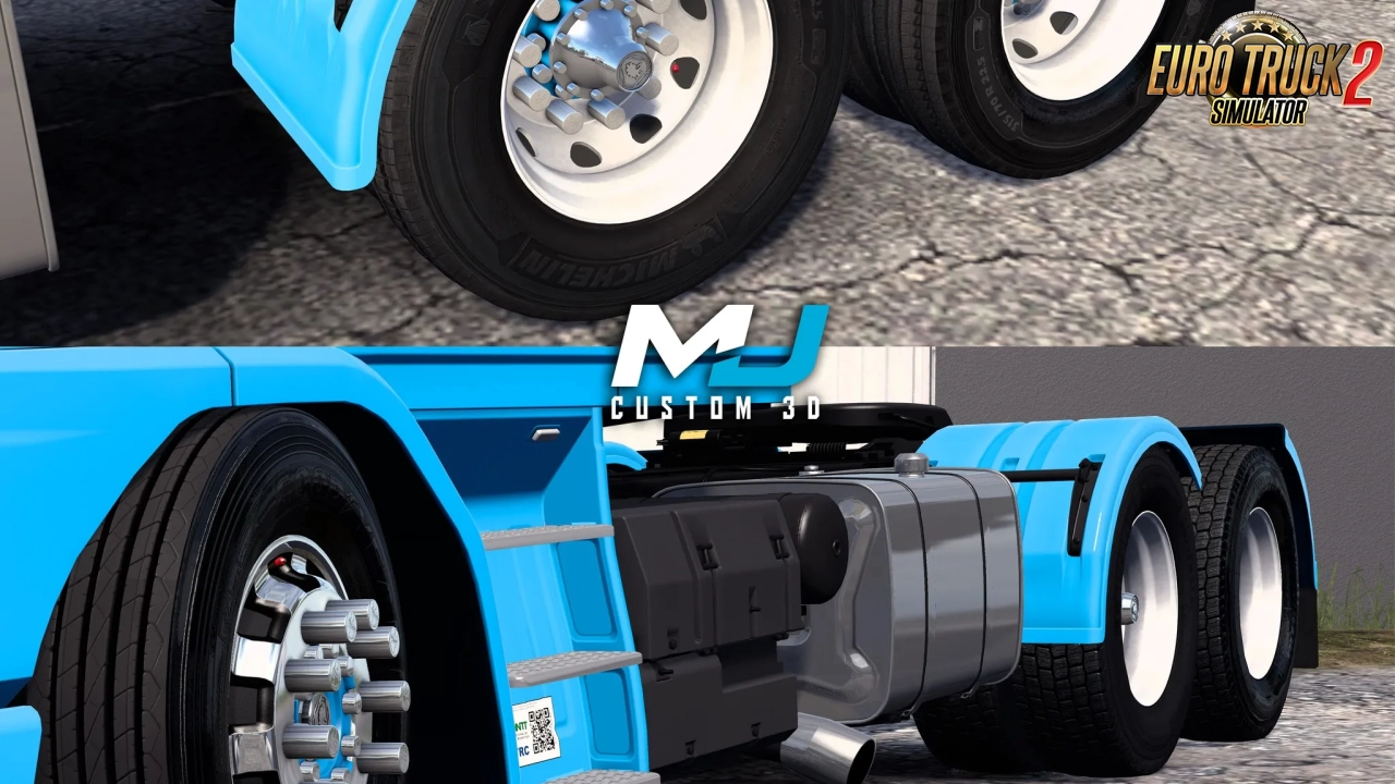 Wheels Pack v2.8 by MJCUSTOM3D (1.50.x) for ETS2