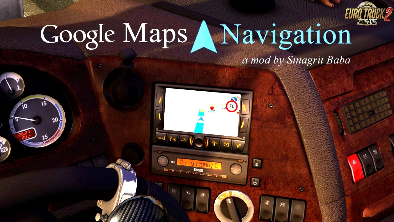 Google Maps Navigation v3.0 (1.50.x) for ETS2