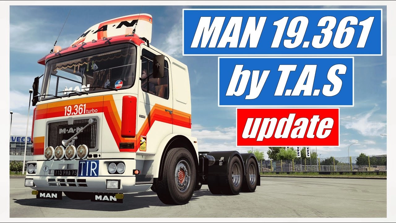 MAN 19.361 Turbo Truck + Interior v1.3 (1.50.x) for ETS2