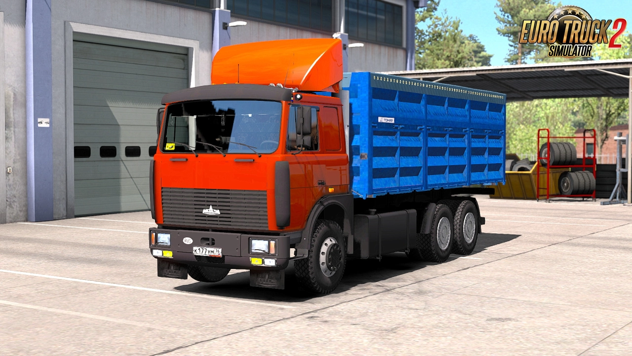 MAZ 54323-08 BDF Truck + Interior v1.1 (1.48.x) for ETS2