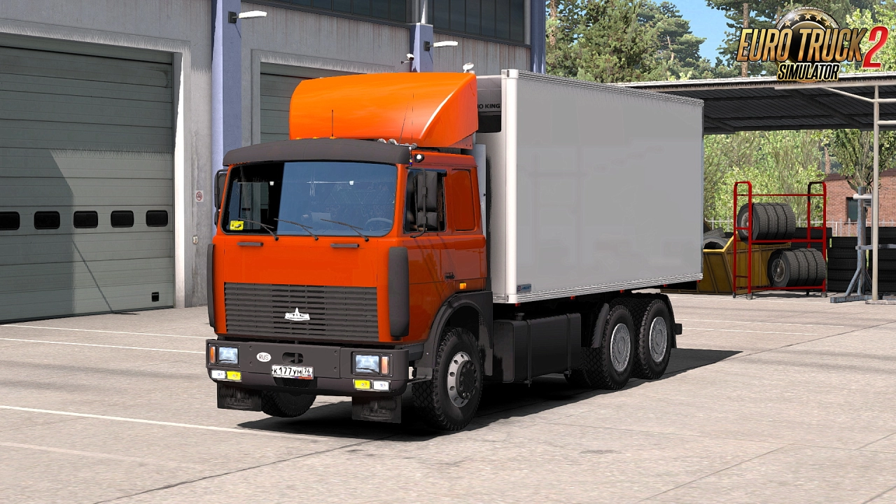 MAZ 54323-08 BDF Truck + Interior v1.1 (1.48.x) for ETS2