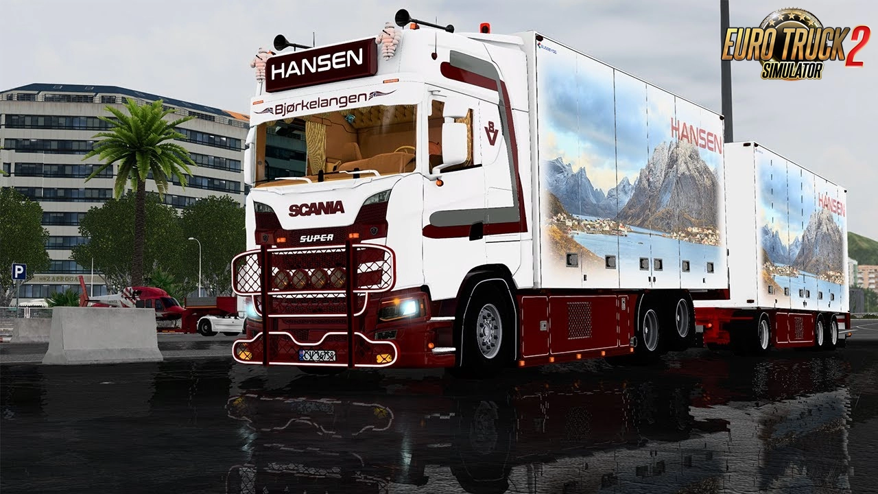 Scania S580 Tandem Hansen Edition v1.5 (1.54.x) for ETS2