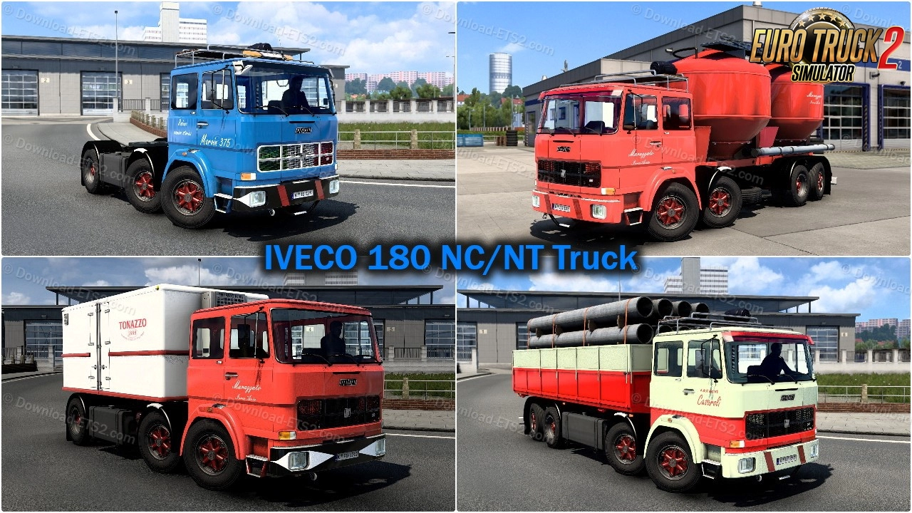 Iveco 180 NC/NT Truck + Interior v1.2 (1.54.x) for ETS2