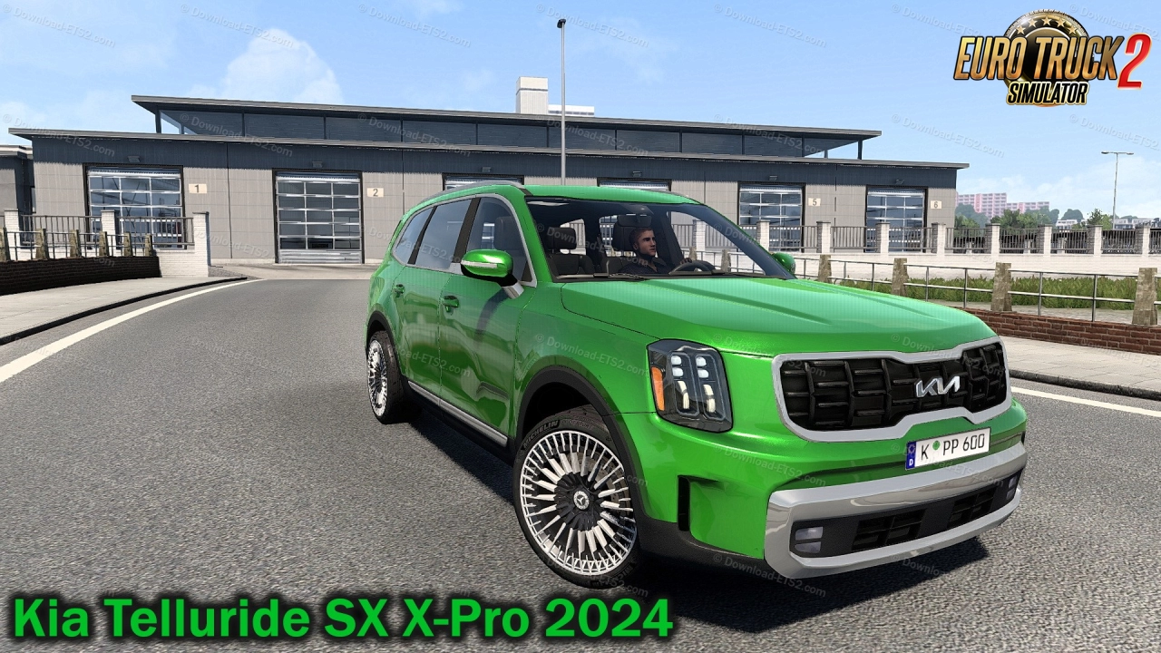 Kia Telluride SX X-Pro 2024 + Interior v2.4 (1.50.x) for ETS2