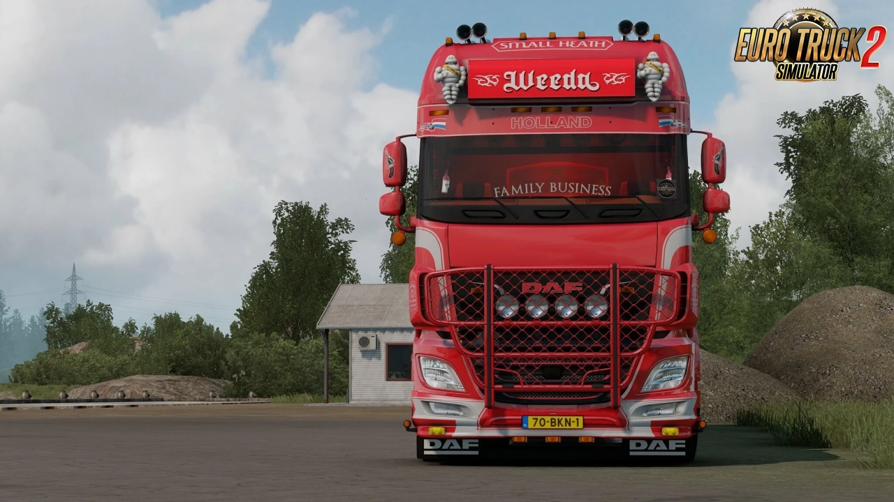 DAF XF106 480 Weeda Transport v13.0 (1.49.x) for ETS2