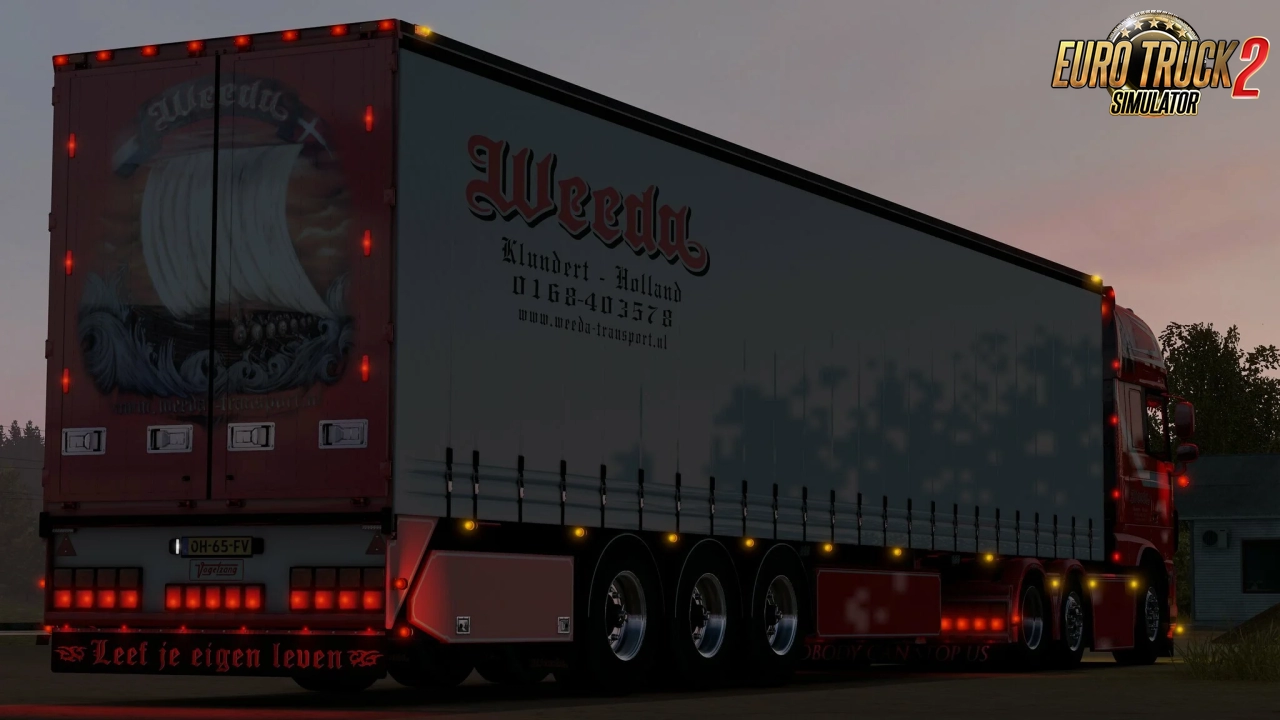 DAF XF106 480 Weeda Transport v13.0 (1.49.x) for ETS2