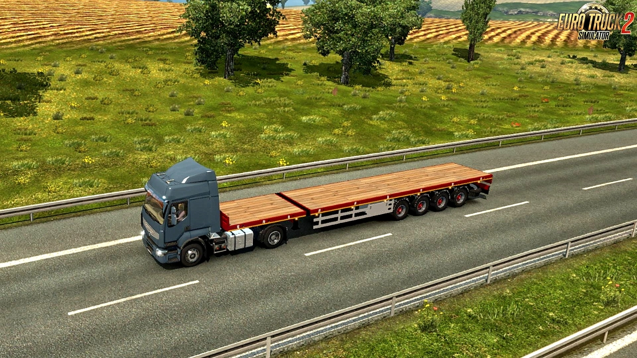 Doll 4axis Flatbed Farming Cargo Pack v1.2 (1.49.x) for ETS2