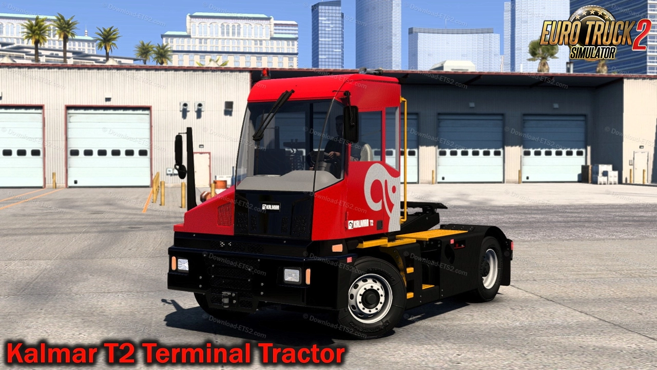 Kalmar T2 Terminal Tractor + Interior v1.6 (1.49.x) for ETS2