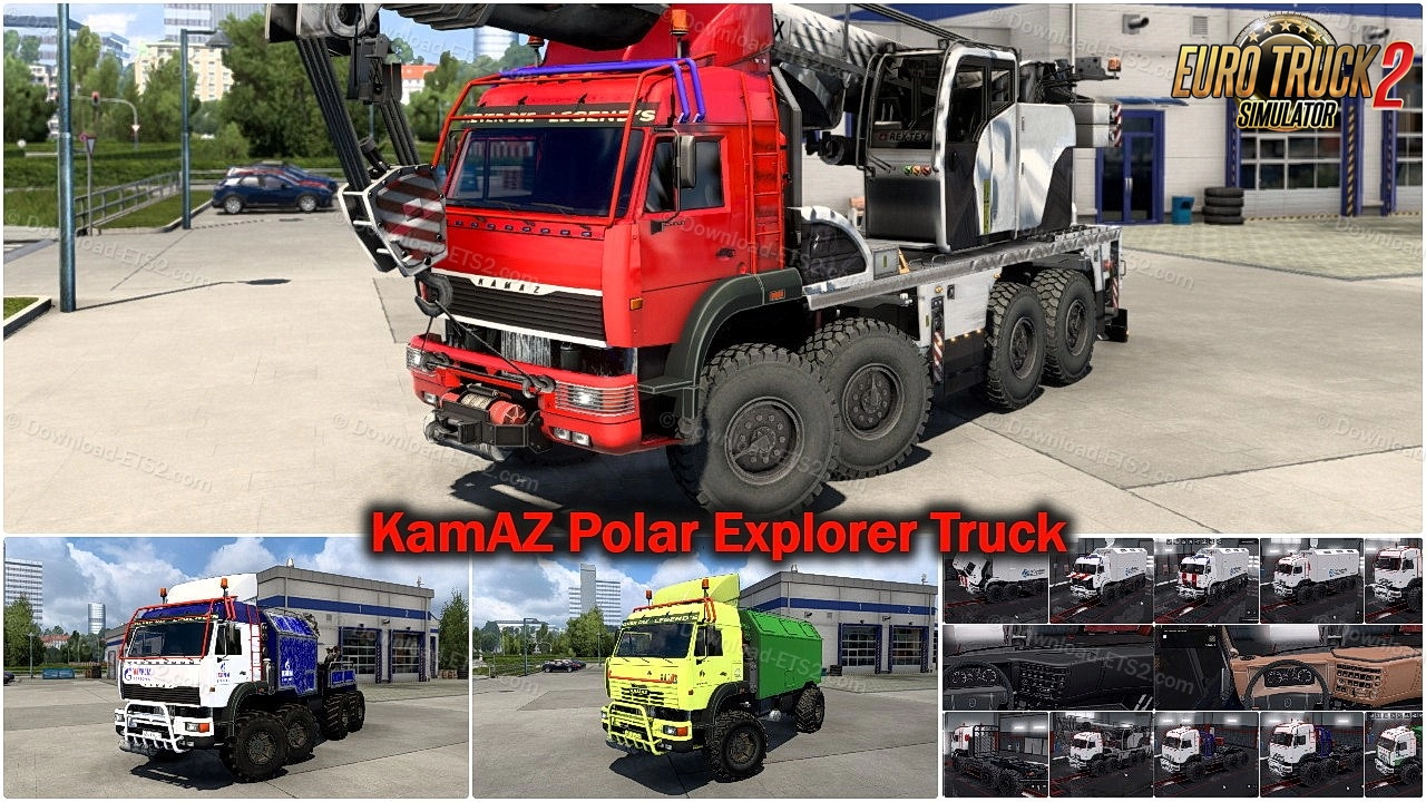 KamAZ Polar Explorer Truck v1.1 by Voyna (1.49.x) for ETS2