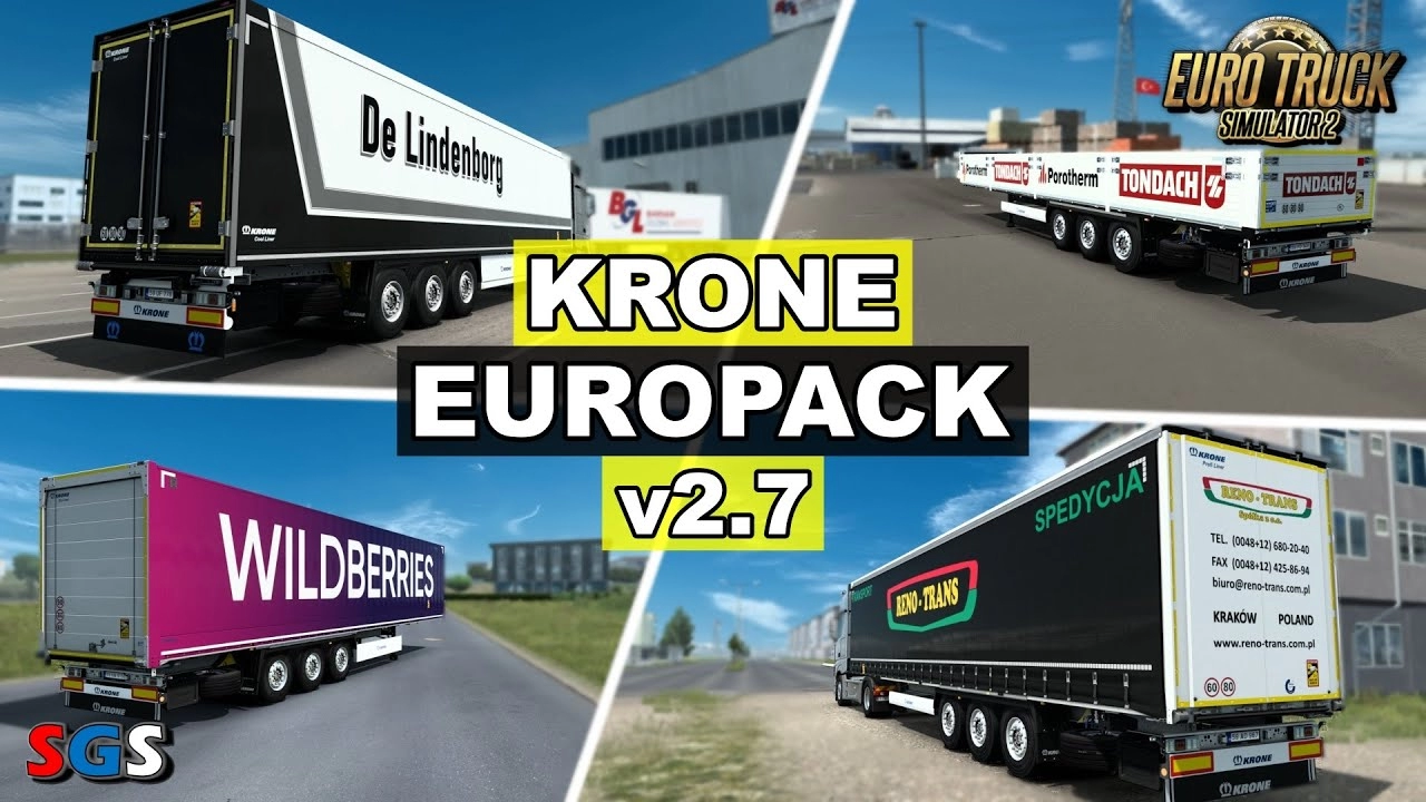 Krone Europack Skins v3.0 (1.51.x) for ETS2