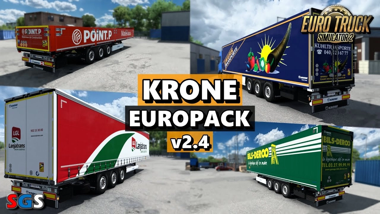 Krone Europack Skins v3.0 (1.51.x) for ETS2