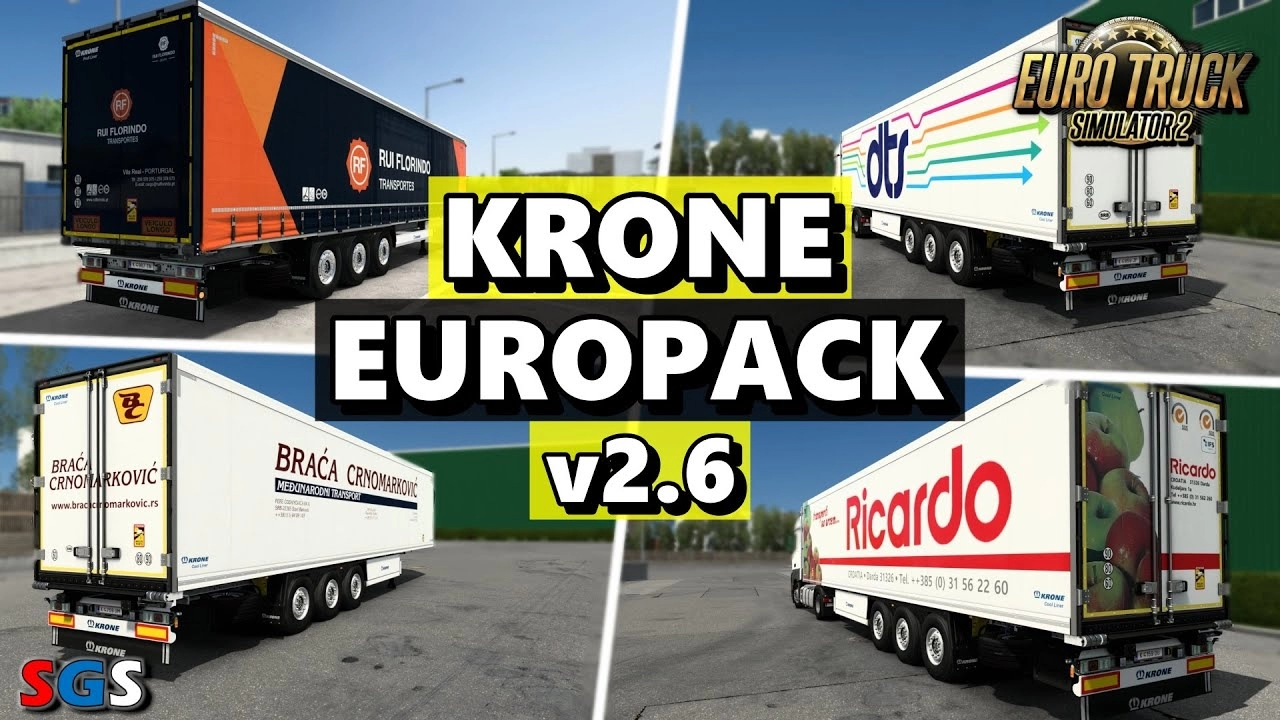 Krone Europack Skins v3.0 (1.51.x) for ETS2