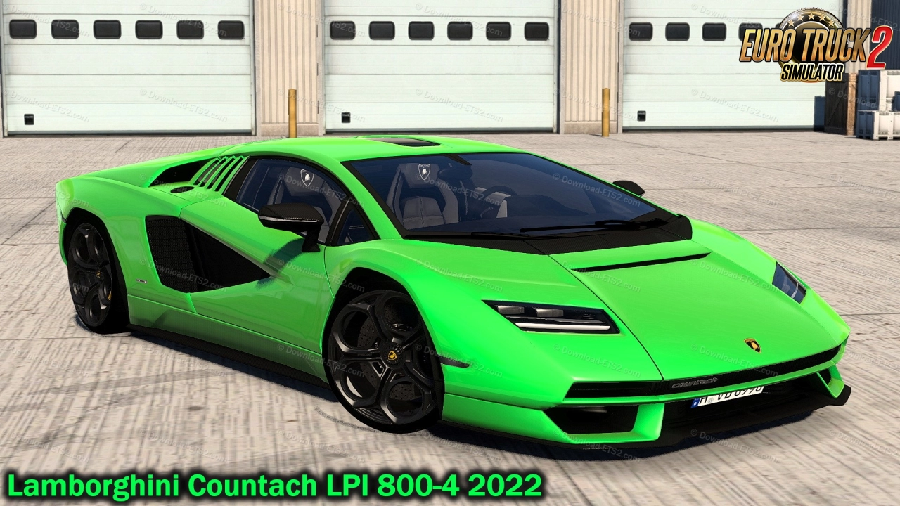 Lamborghini Countach LPI 800-4 2022 v1.8 (1.55.x) for ETS2