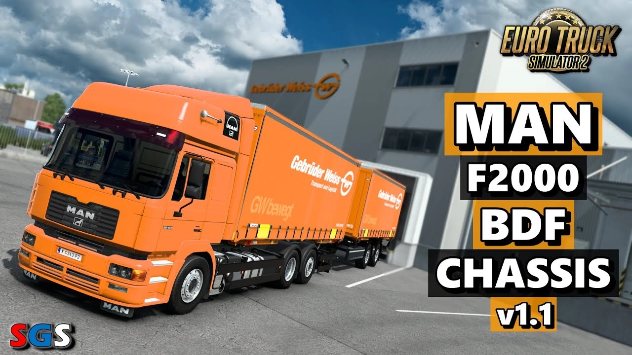 MAN F2000 BDF Exclusive Chassis v1.5.6 (1.49.x) for ETS2