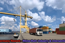 Germany Rework - Rhine-Ruhr: Industry & Intersections in ETS2