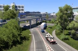 Germany Rework - Rhine-Ruhr: Industry & Intersections in ETS2