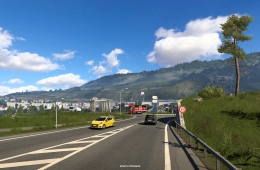Switzerland Rework - A9 in ETS2