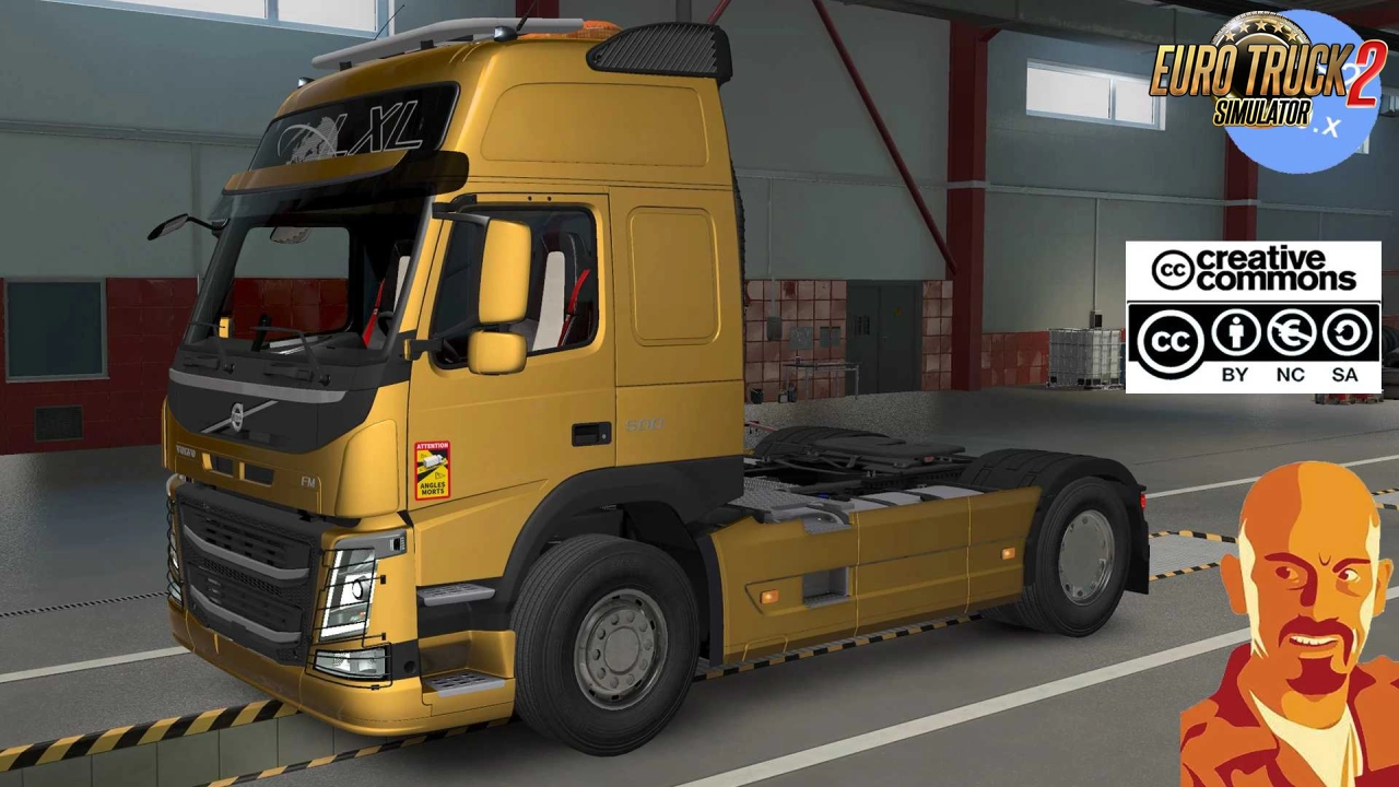 Volvo FM / FMX Truck v2.2 By CyrusTheVirus (1.49.x) for ETS2