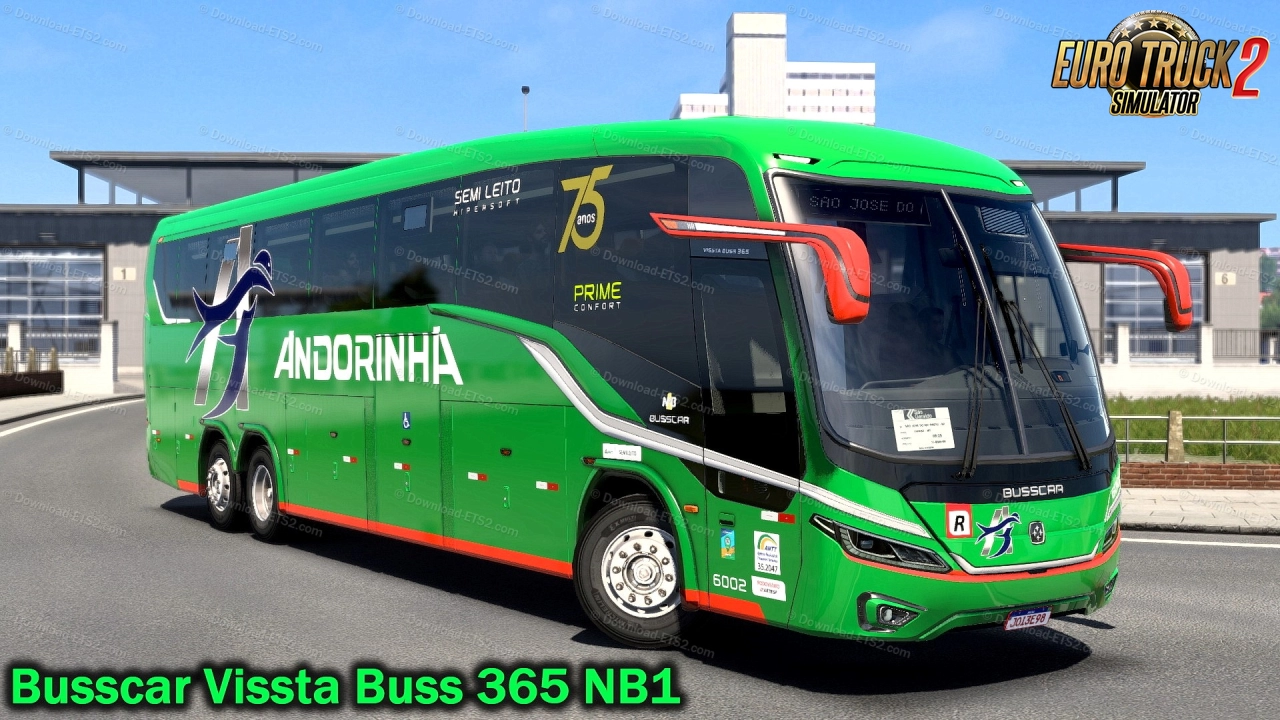 Busscar Vissta Buss 365 NB1 Bus v2.0 (1.50.x) for ETS2