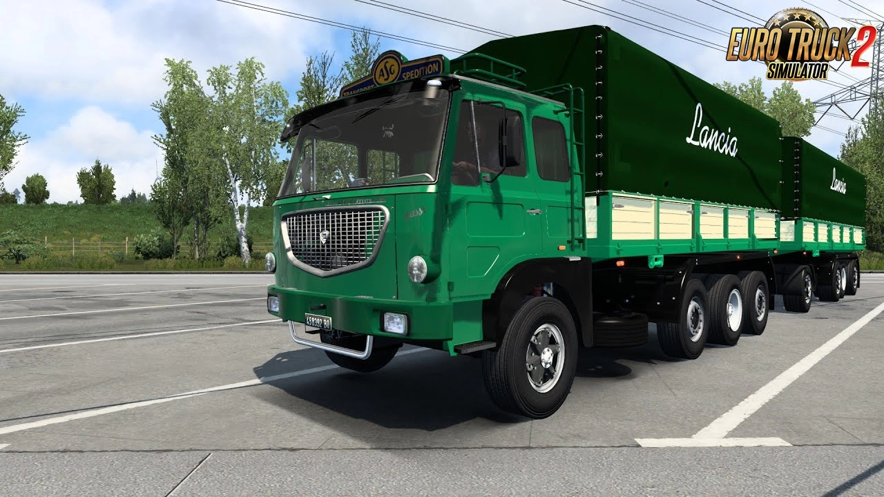 Lancia Esagamma Truck + Interior v2.6 (1.53.x) for ETS2