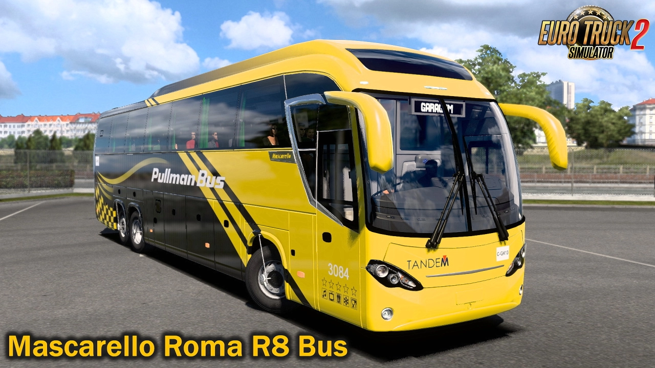 Mascarello Roma R8 Bus + Interior v1.3 (1.53.x) for ETS2