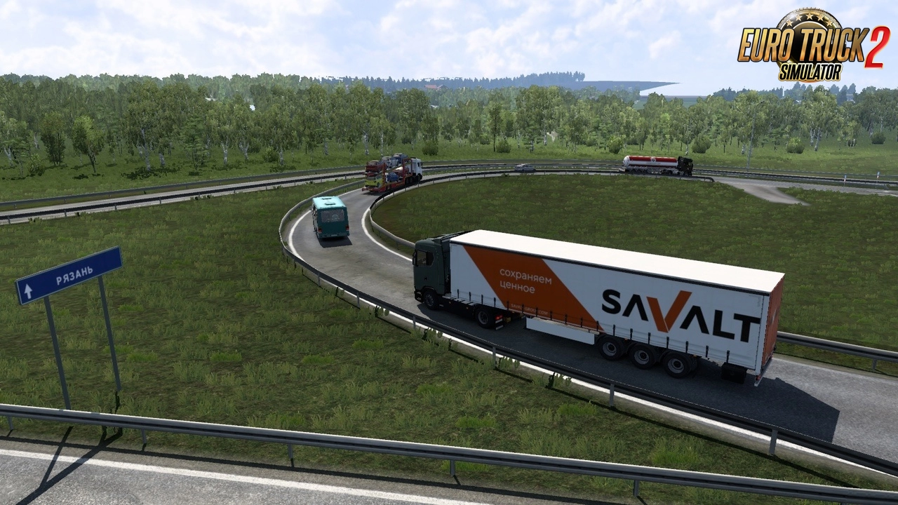 Russian Trailer Traffic Pack v7.0 (1.53.x) for ETS2