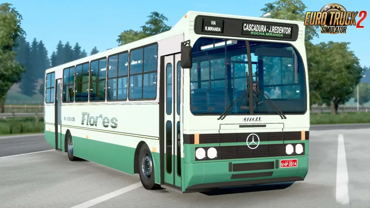 Ciferal Padron Alvorada City Bus v1.1 (1.49.x) for ETS2