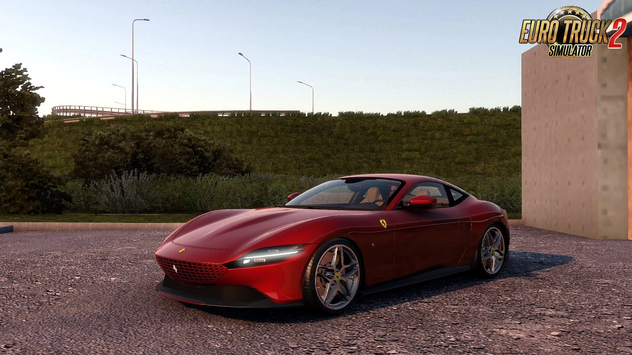 Ferrari Roma Spider 2021 + Interior v2.7 (1.55.x) for ETS2