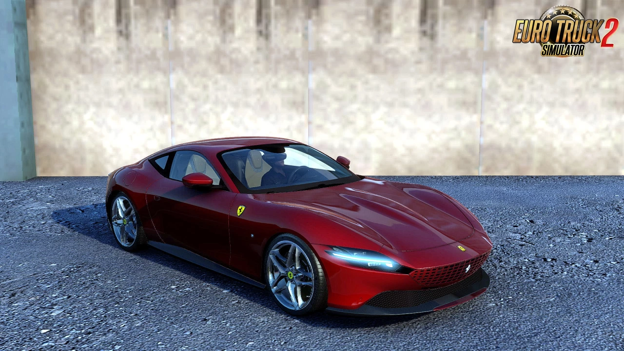 Ferrari Roma Spider 2021 + Interior v2.7 (1.55.x) for ETS2