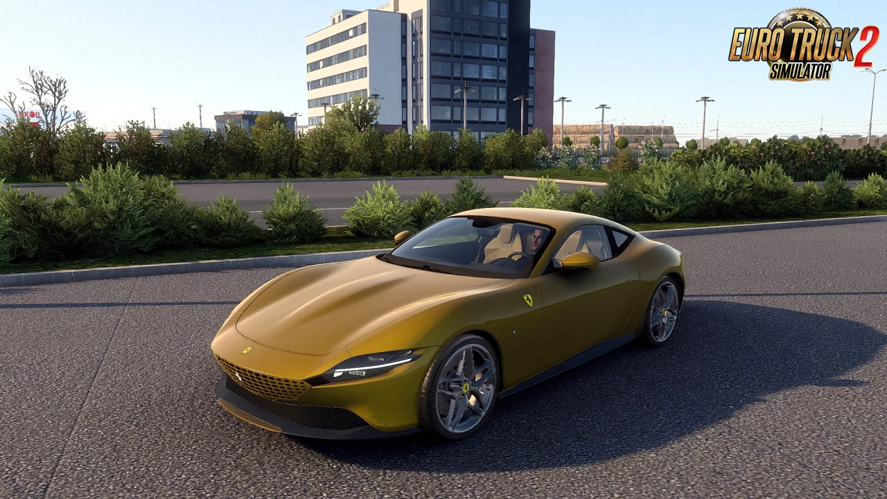 Ferrari Roma Spider 2021 + Interior v2.7 (1.55.x) for ETS2