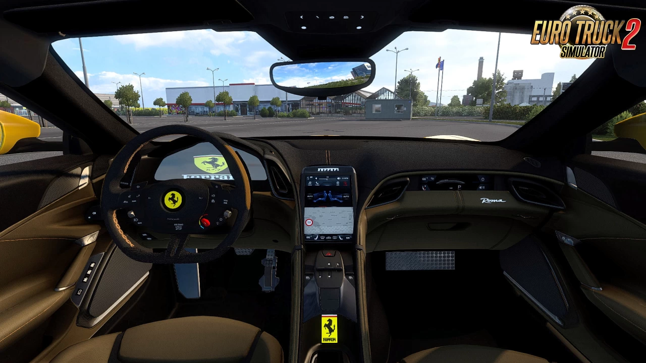 Ferrari Roma Spider 2021 + Interior v2.7 (1.55.x) for ETS2