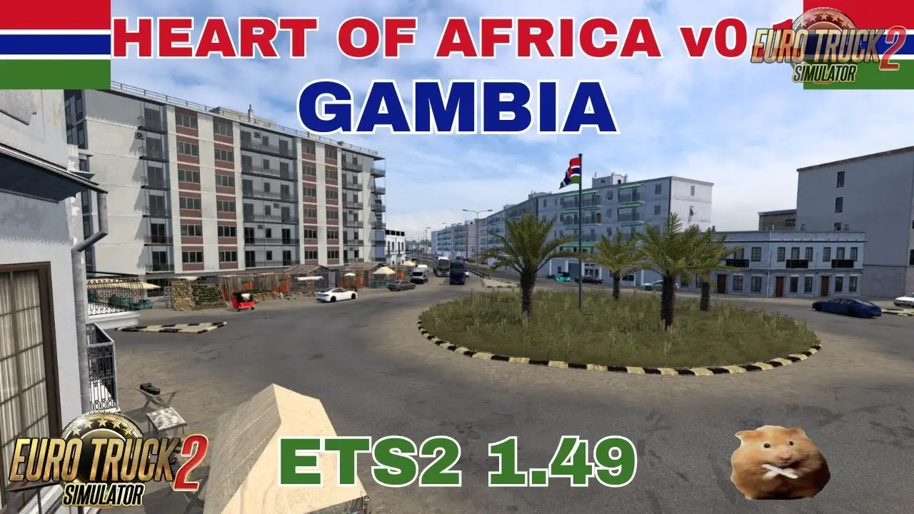 Heart of Africa Map v0.15 (1.51.x) for ETS2