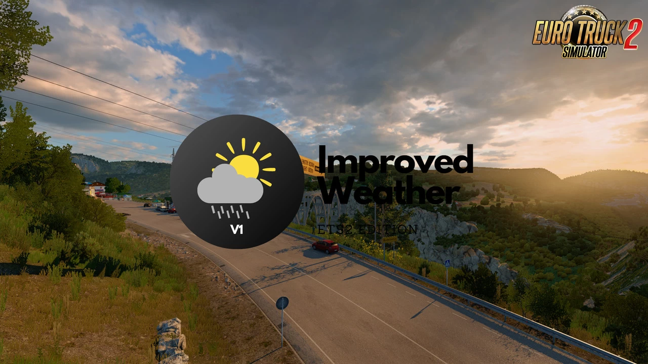 Improved Weather v1.0 By Ticreut29 (1.49.x) for ETS2