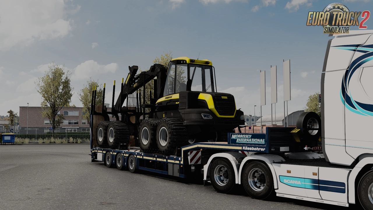 Kassbohrer Lowloader 3 Axle Trailer V1.1.1 (1.49.x) For Ets2