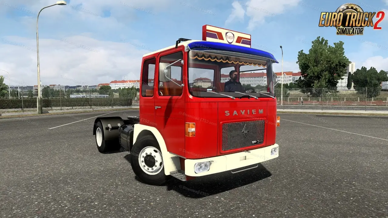 Saviem SM Truck + Interior + Trailers v1.4 (1.58.x) for ETS2