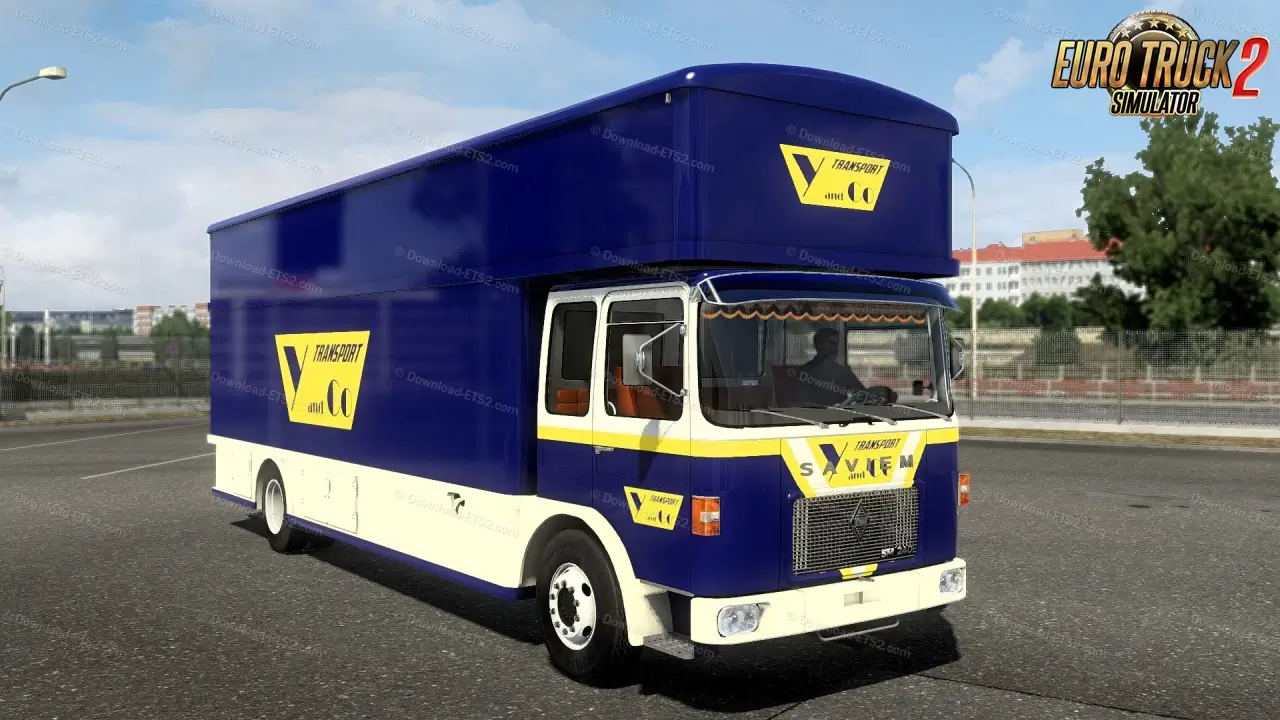 Saviem SM Truck + Interior + Trailers v1.4 (1.58.x) for ETS2