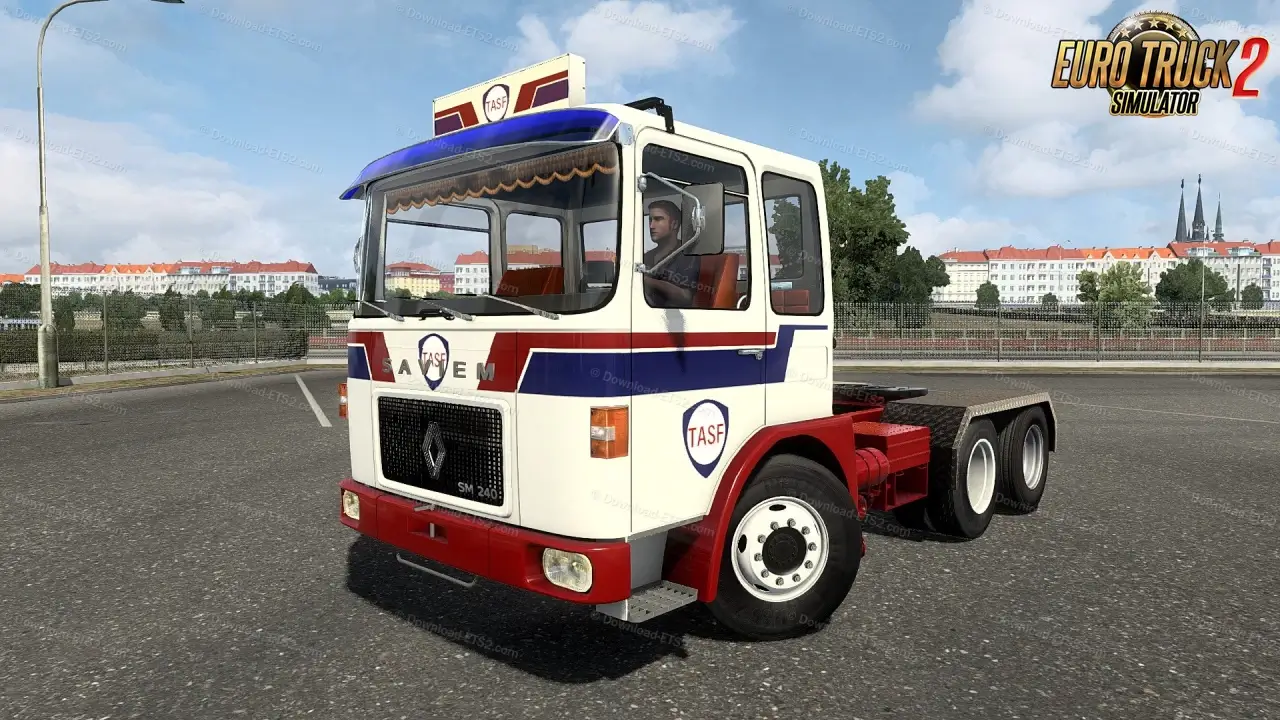Saviem SM Truck + Interior + Trailers v1.4 (1.58.x) for ETS2