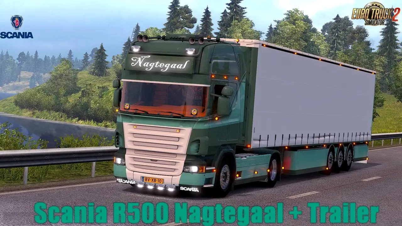 Scania R500 Nagtegaal Edition + Trailer v1.1 (1.49.x) for ETS2
