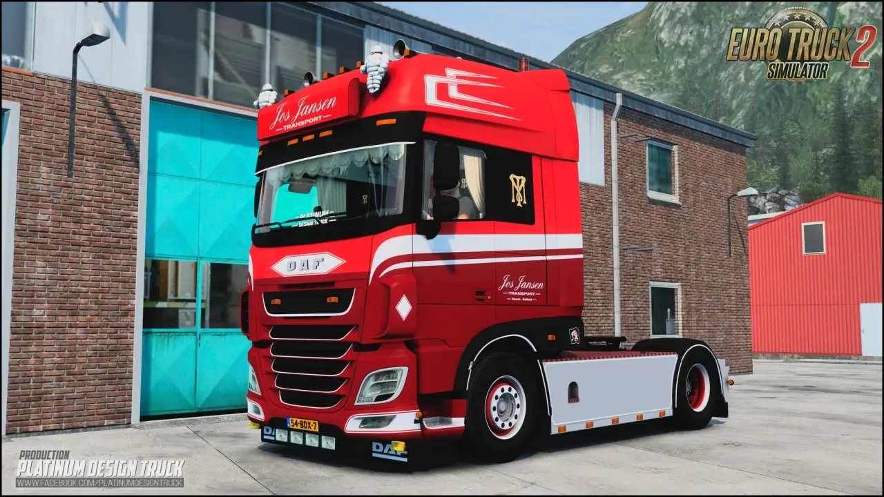 DAF XF116 Jos Jansen Truck v12.0 (1.49.x) for ETS2