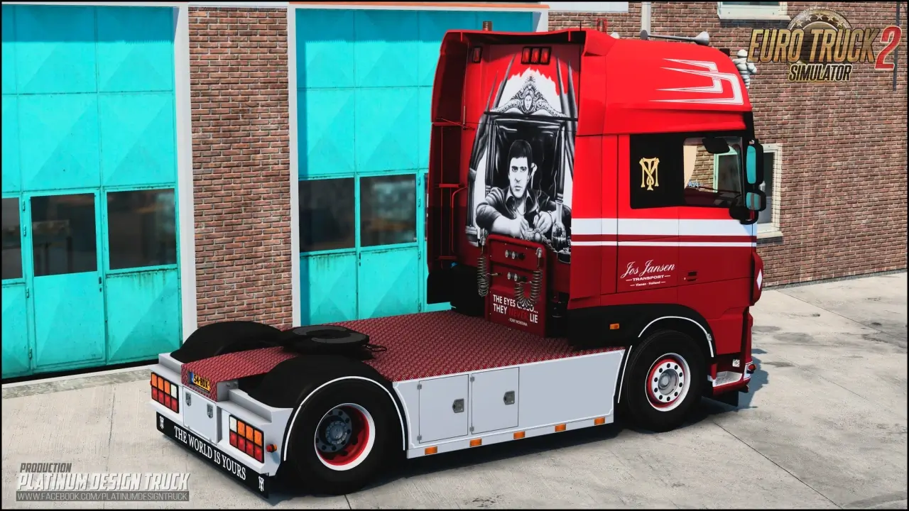 DAF XF116 Jos Jansen Truck v12.0 (1.49.x) for ETS2