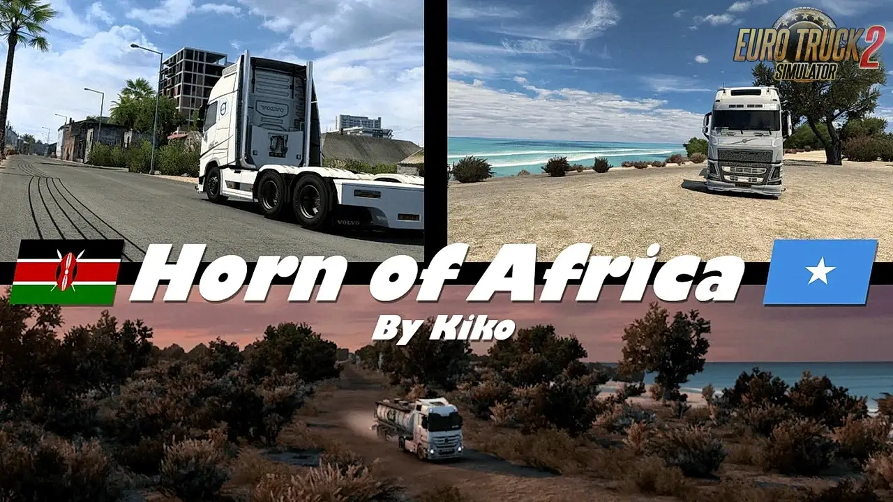 Horn of Africa Map v0.9 (1.53.x) for ETS2