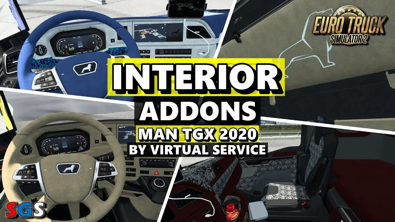 Interior Addons MAN TGX 2020 v1.6 (1.50.x) for ETS2