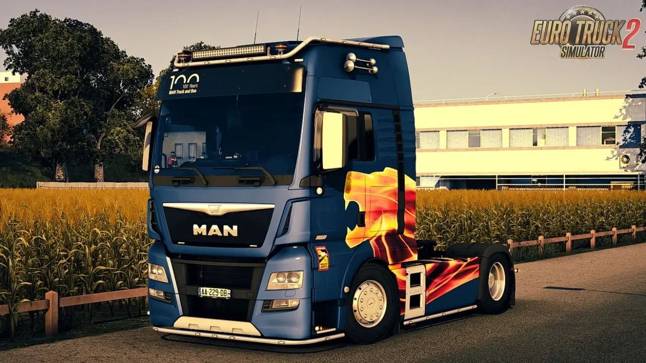 MAN TGX E6 100 Years Add-On v1.1 (1.49.x) for ETS2